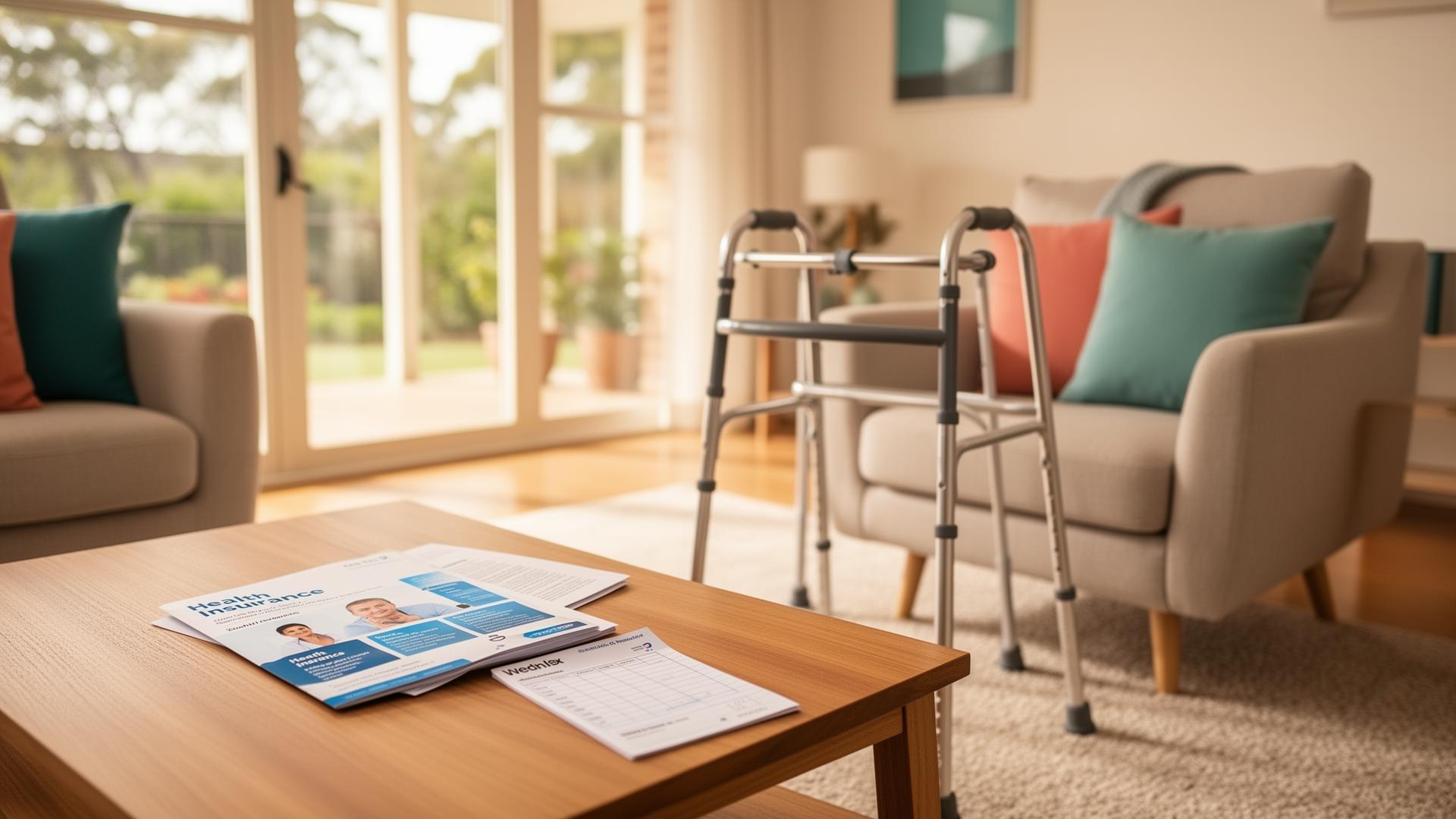Bright, welcoming Australian home interior with health and wellness elements